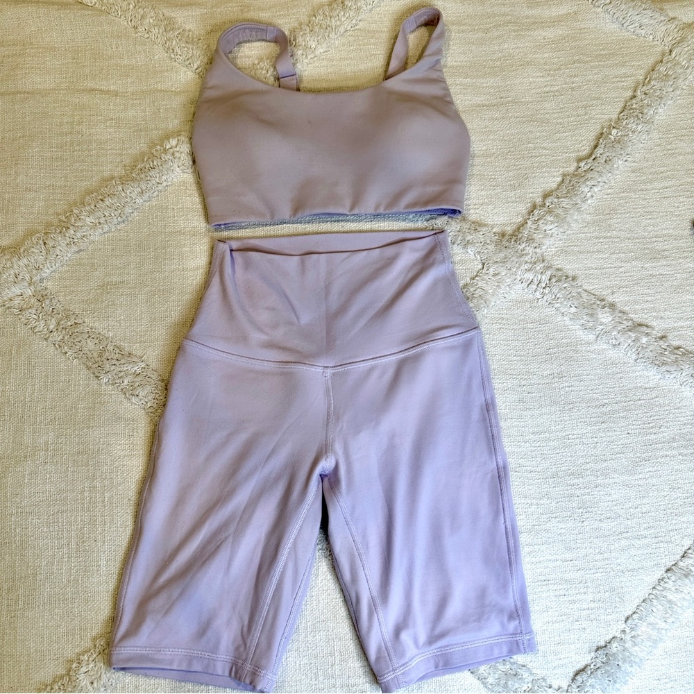 lululemon lavender dew set